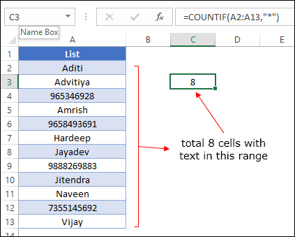 count-cells-with-text-using-countif-and-astrisk-min