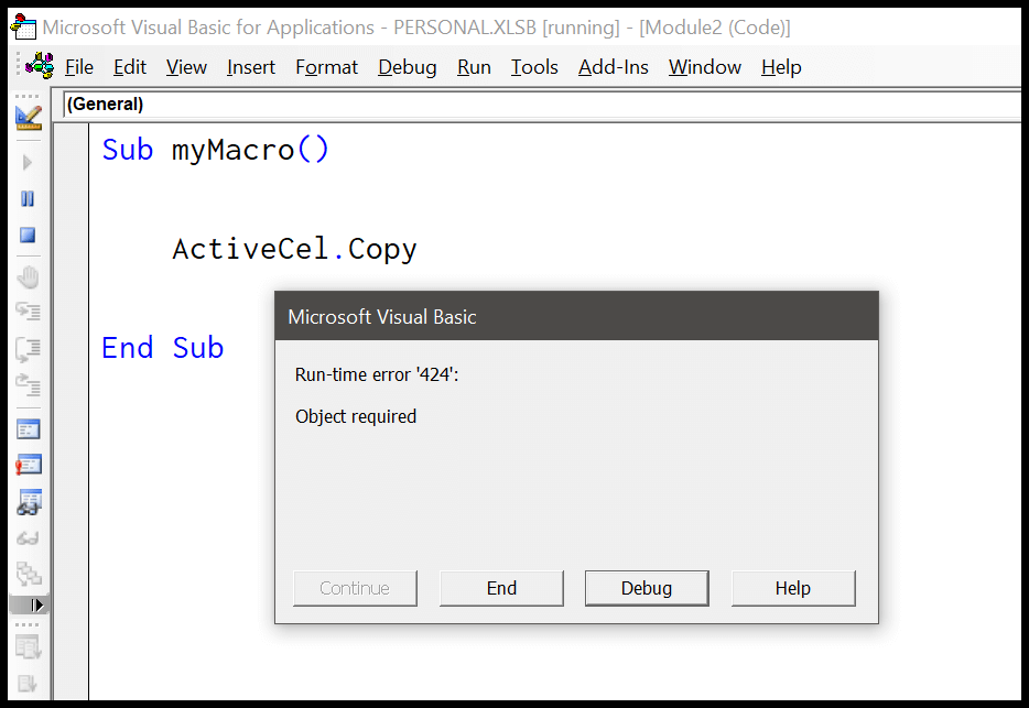 vba-object-required-error