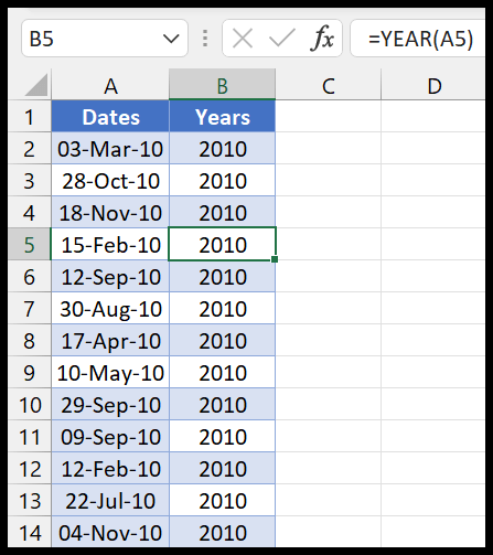 fechas-ordenadas-en-años