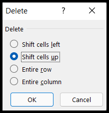 select-shift-cells-up