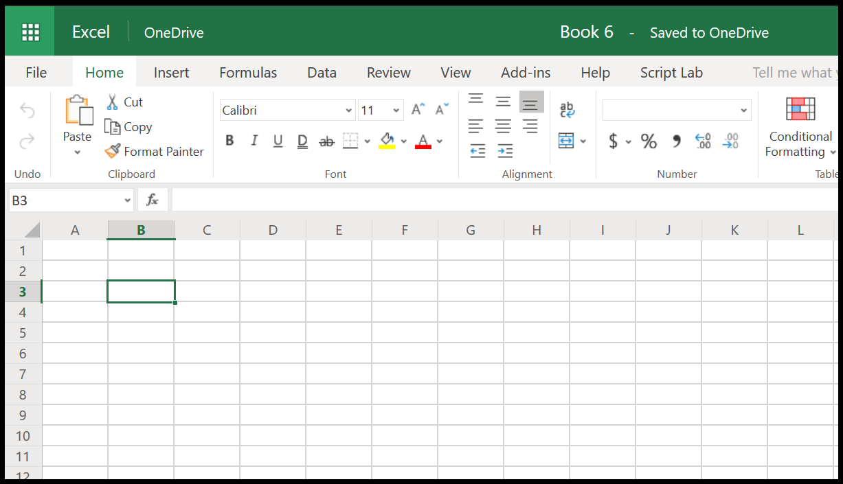 تطبيق الهاتف المحمول عبر الإنترنت Excel