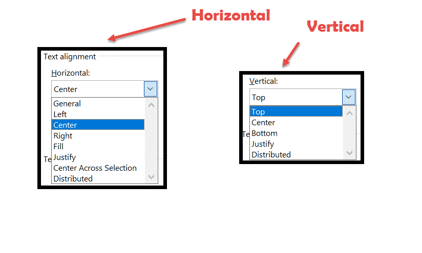 horizontal-&-vertical-options