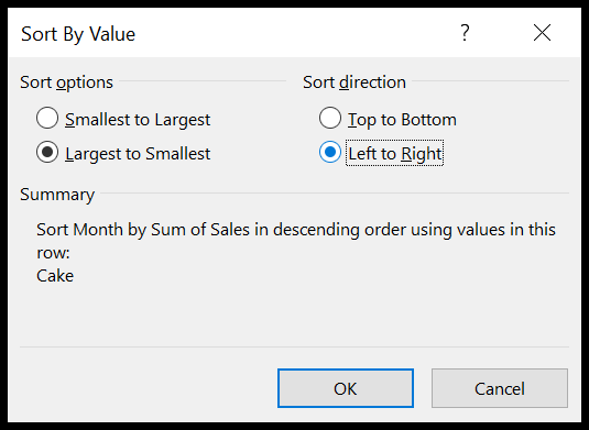 select-the-sort-direction