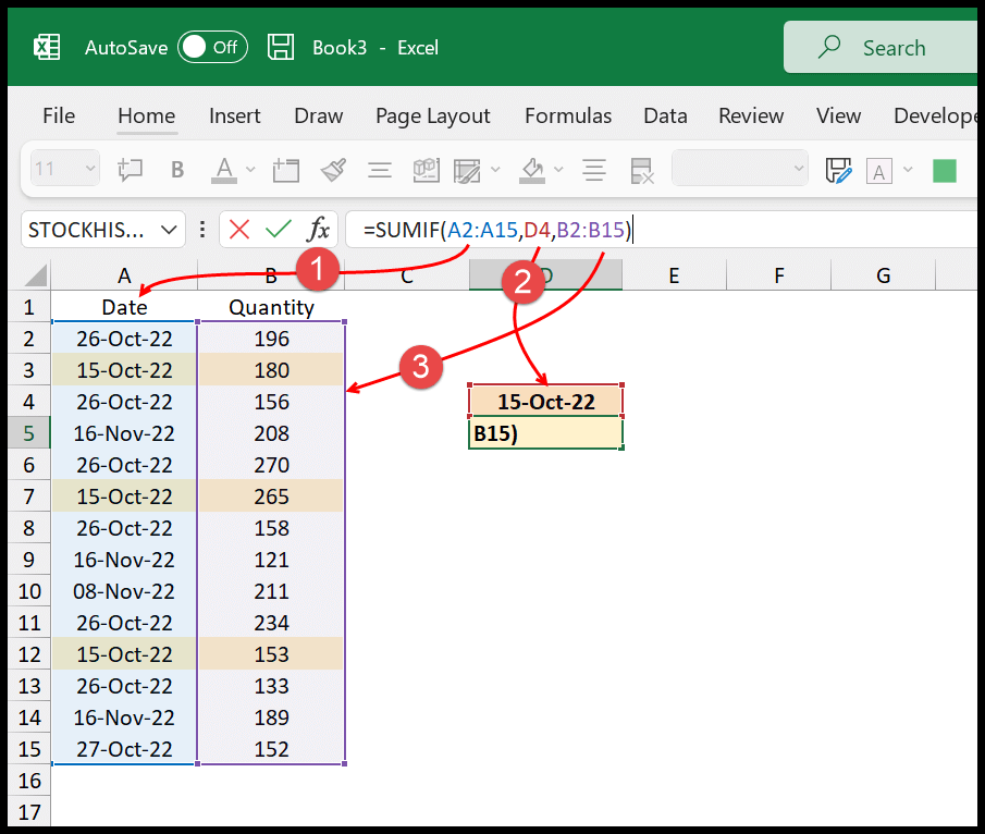 Sumif-nach-Datum-in-Excel