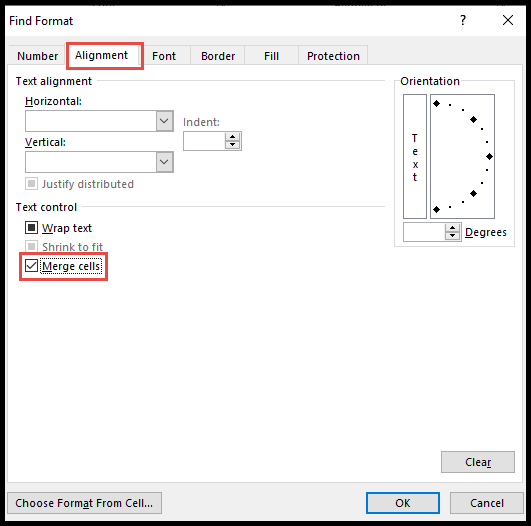 select-alignment-tab