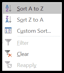sort-A-to-Z