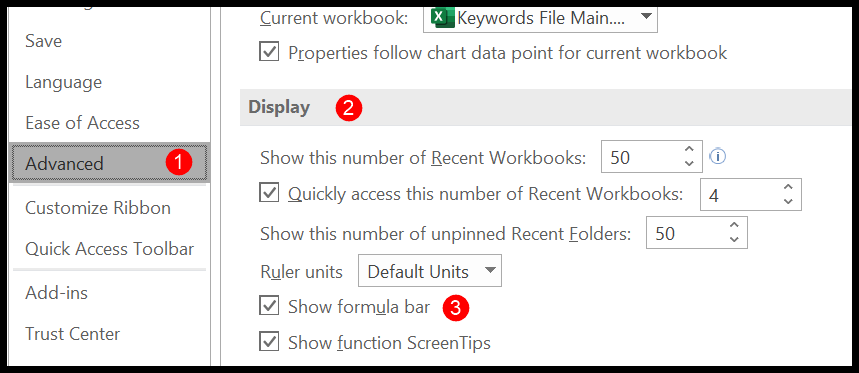activate-formula-bar-from-excel-options