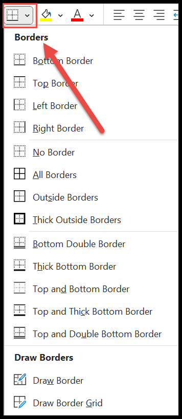 list-of-borders