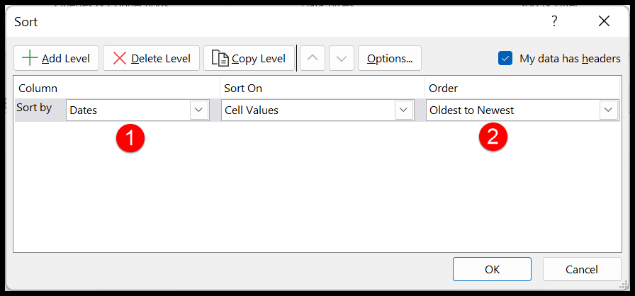 select-the-column-to-sort
