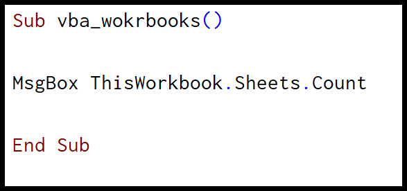 refer to a workbook in vba by this workbook