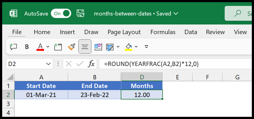 funzione round-with-yearfrac