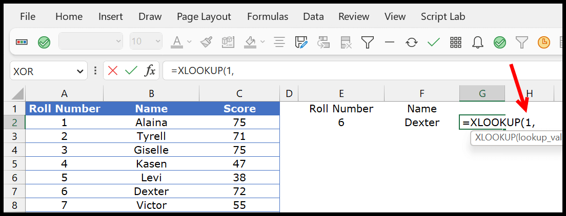 xlookup-array-method