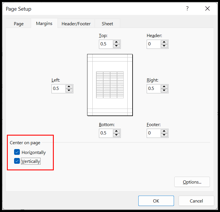 select-horizontal-and-vertical-options