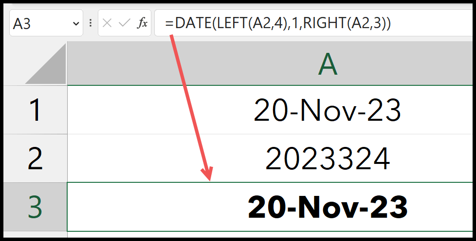 Julienne-Datum-in-reguläres-Datum konvertiert