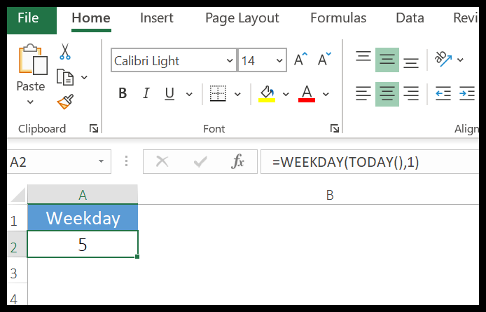 Excel-Wochentagsfunktion-Beispiel-1