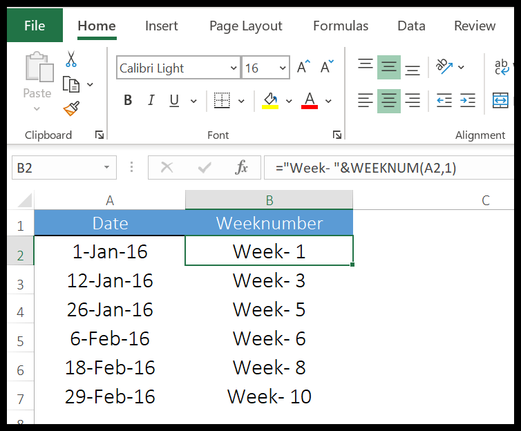 Excel-Wochennum-Funktionsbeispiel-2