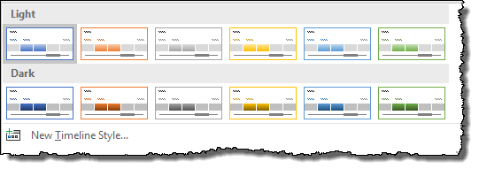 Excel 数据透视表提示 格式化时间线筛选器的技巧