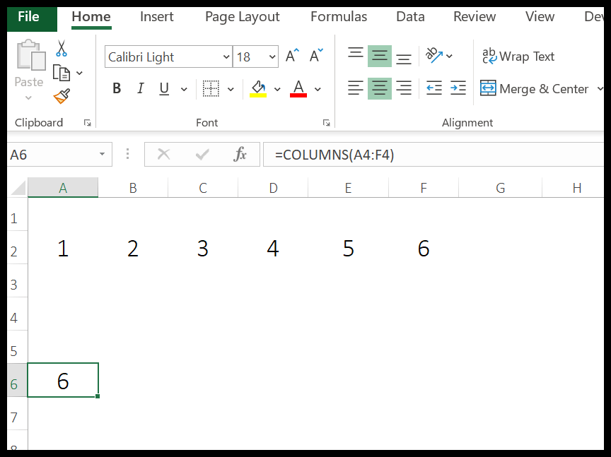 Excel-Spaltenfunktionsbeispiel-1
