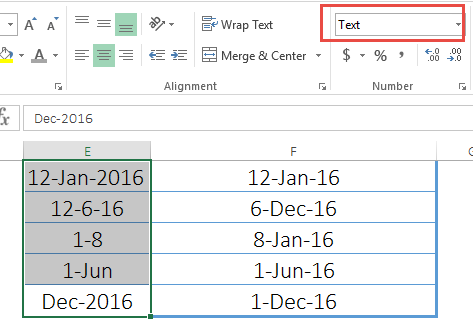 Función de valor de fecha de Excel para convertir texto a fecha