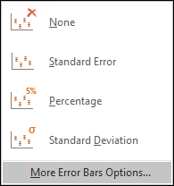 add error bars to create a milestone chart in excel