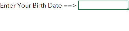 Berechnen Sie das Alter in Excel mithilfe der Dateif-Funktion und des Geburtsdatums