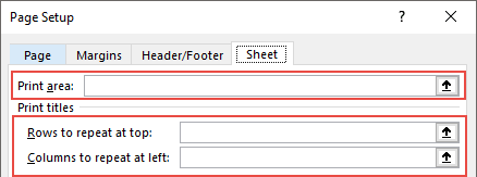 Excel提示技巧打印标题选择