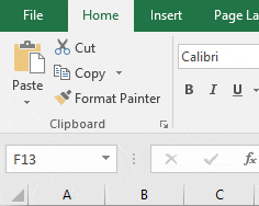 Excel 折叠、展开功能区提示技巧