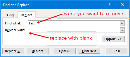 Excel 提示技巧查找和替换
