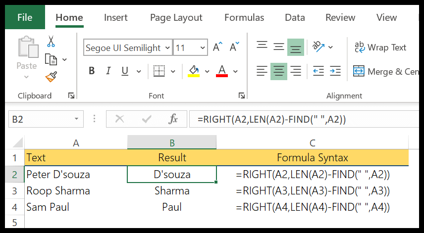Excel-función-derecha-ejemplo-2