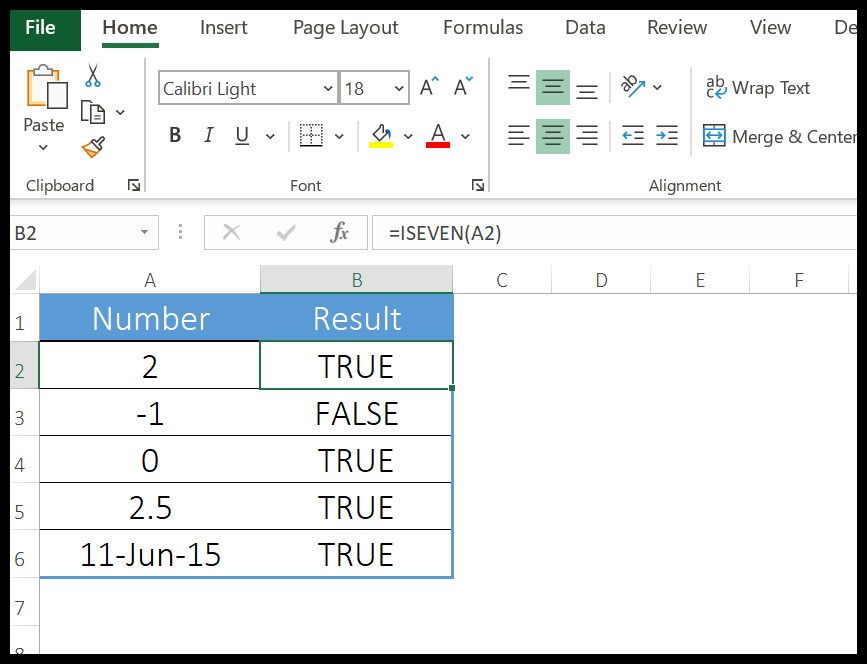 Excel-Iseven-Funktionsbeispiel-1