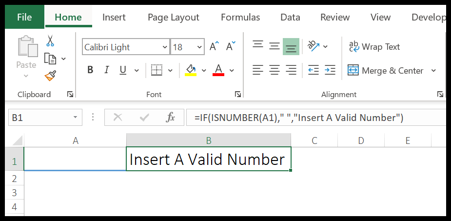 Excel-isnumber-function-example-1