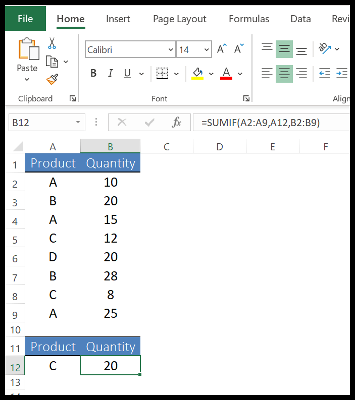 Excel-합계-함수-예제-1
