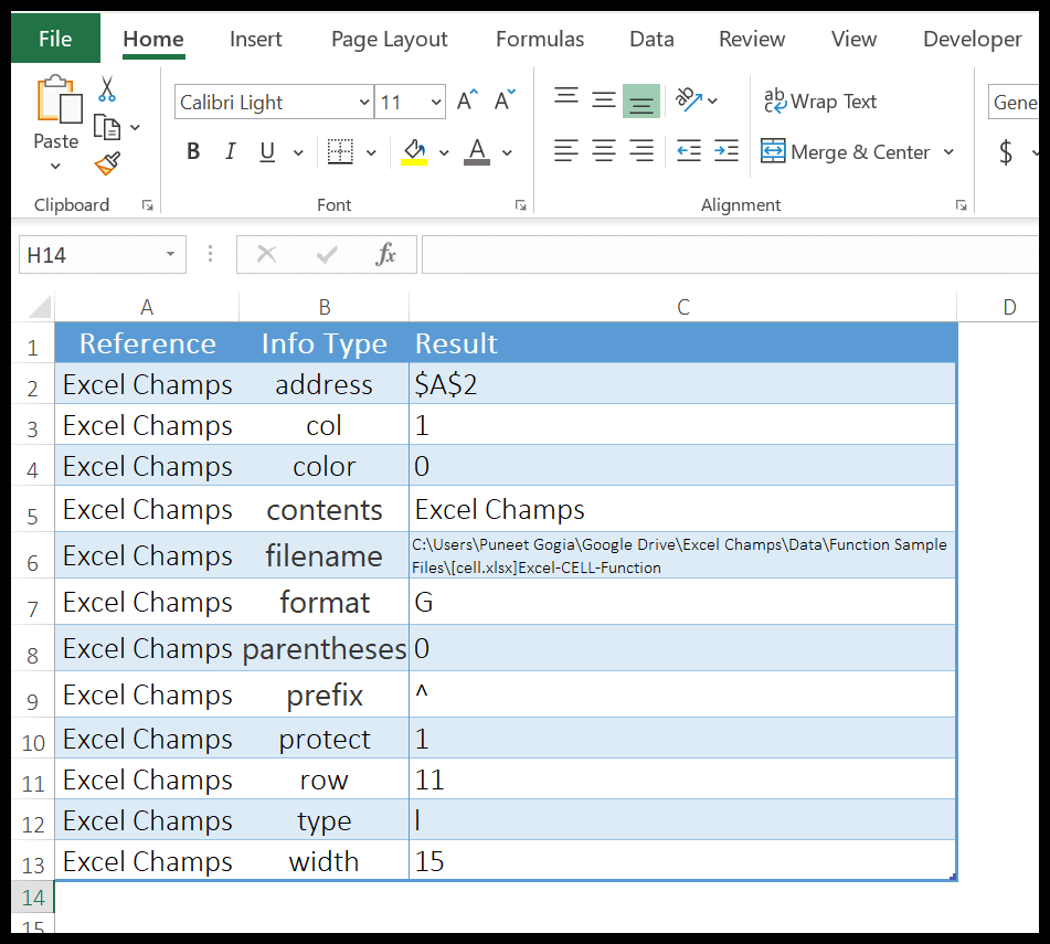 Excel-Zellenfunktionsbeispiel-1