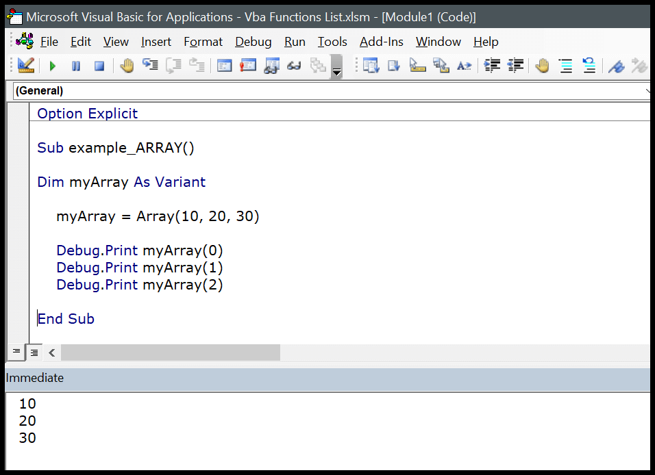 example-vba-array-function