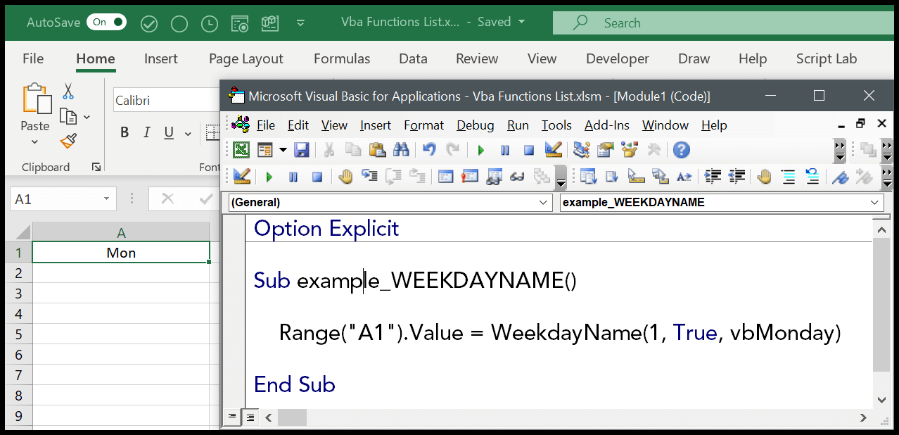 example-vba-weekdayname-function
