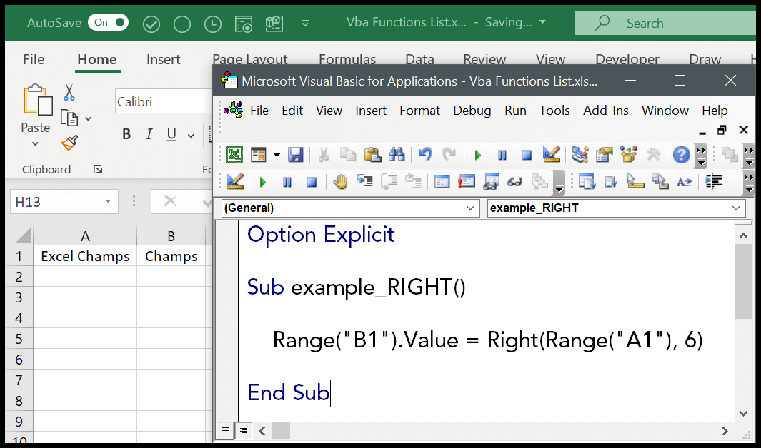 example-vba-right-function