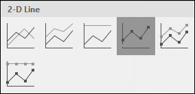 insert line chart with markers to add a vertical line in excel chart