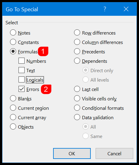 select-formula-errors-with-goto-special-option